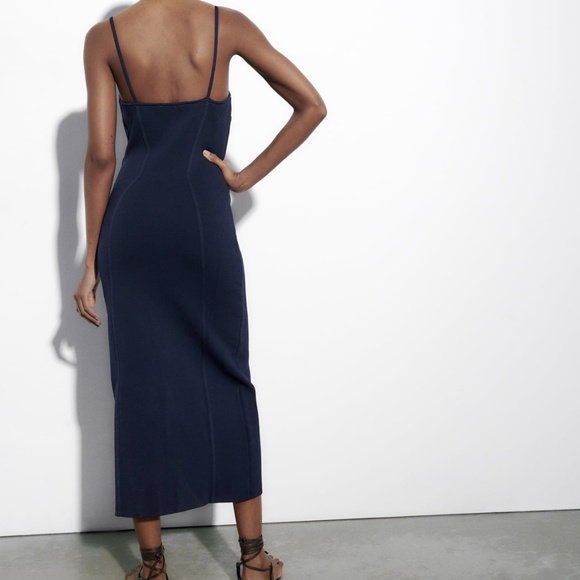 Zara limited edition celeb style midi dress - Picture 4 of 8